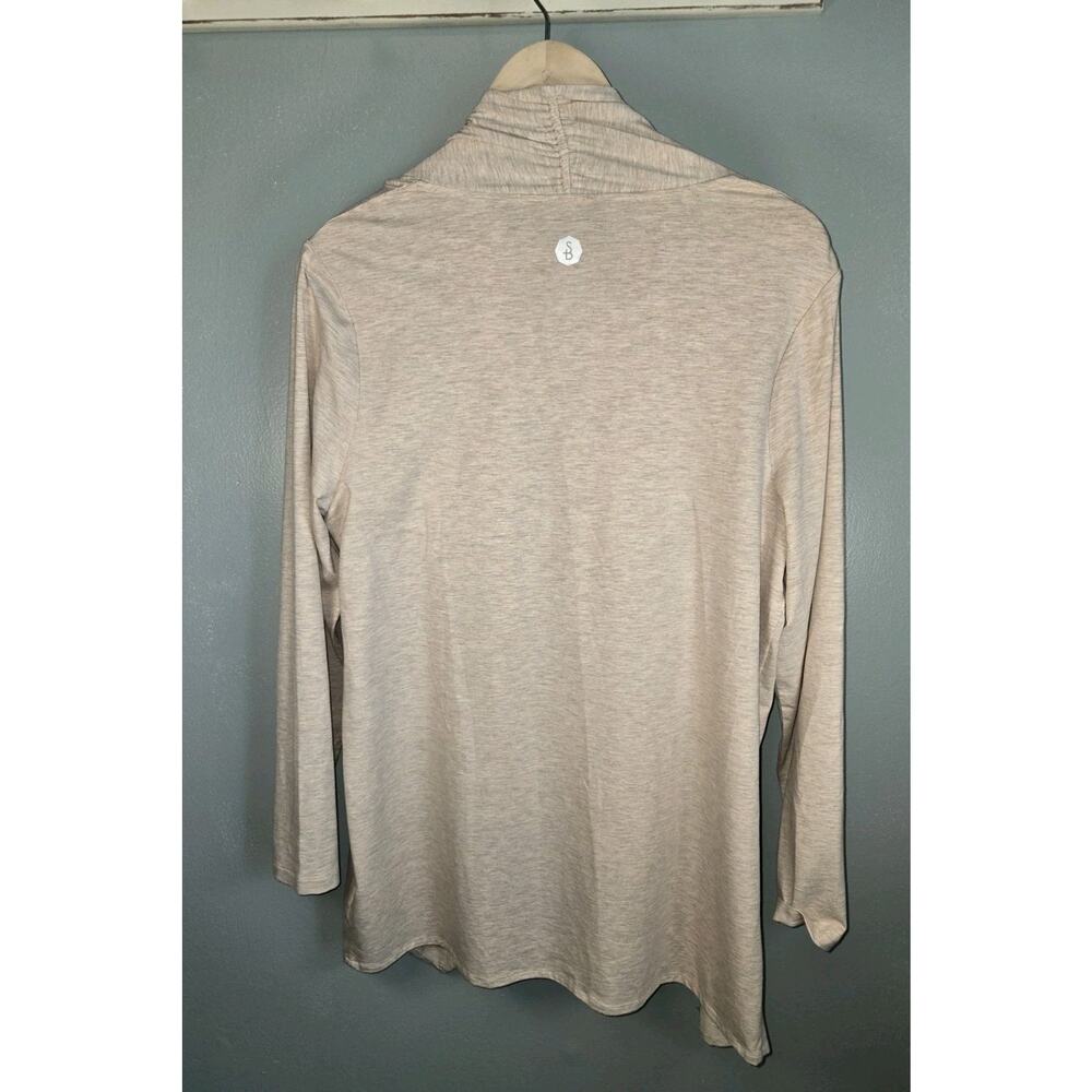 SOLBARI Luxe UPF 50+ Sun Wrap Open Cardigan Bamboo L/XL NWT Beige - Picture 3 of 7